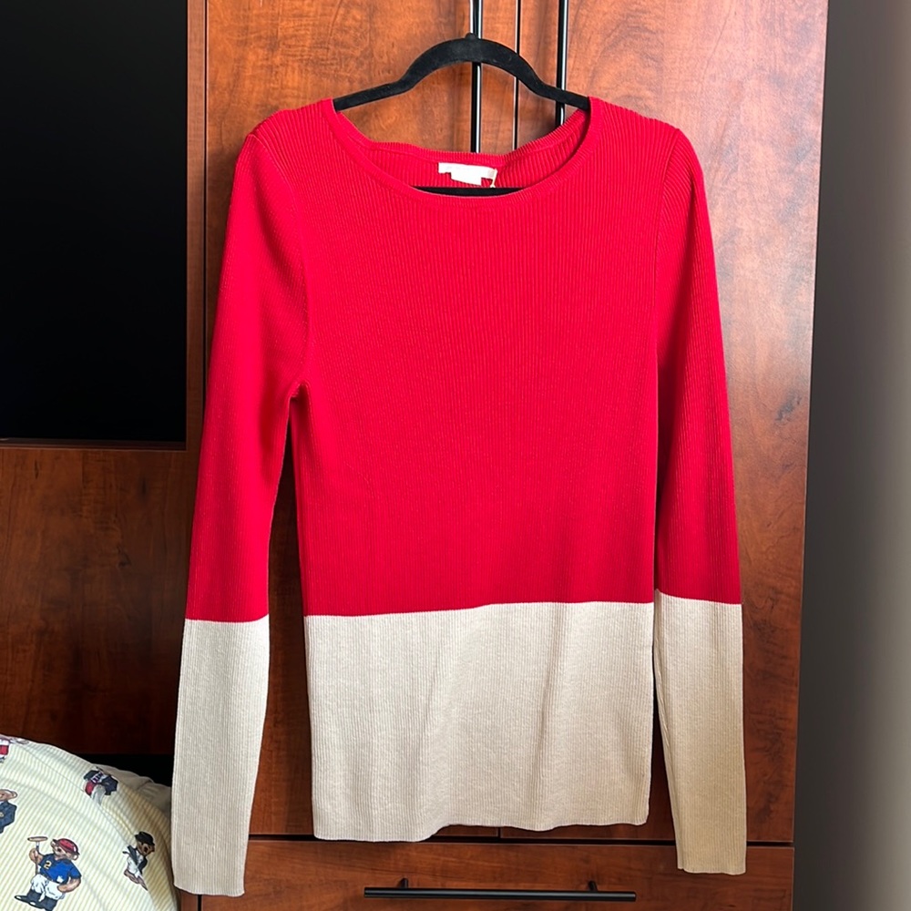 NWT Women's M.Martin Ribbed Long Sleeve Tee / Size M